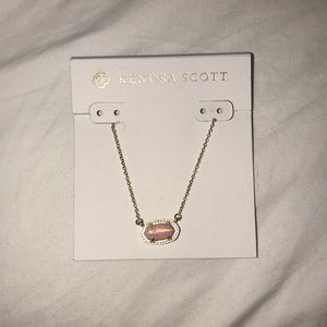 Never worn!! Kendra Scott Gold and Pink Necklace